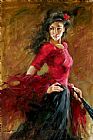 Andrew Atroshenko - The Fan Dancer painting